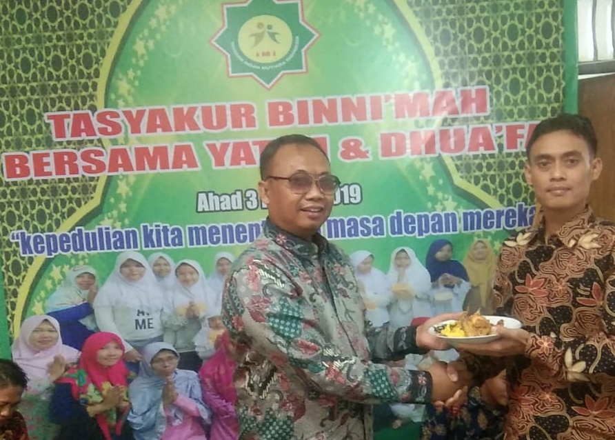 Santunan akbar dalam rangka Tasyakur Binni mah Yayasan Insan Mutiara Indonesia Ahad, 3 Maret 2019