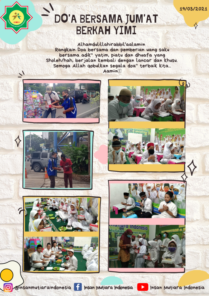 Doa Bersama Jumat Berkah 19/03/2021