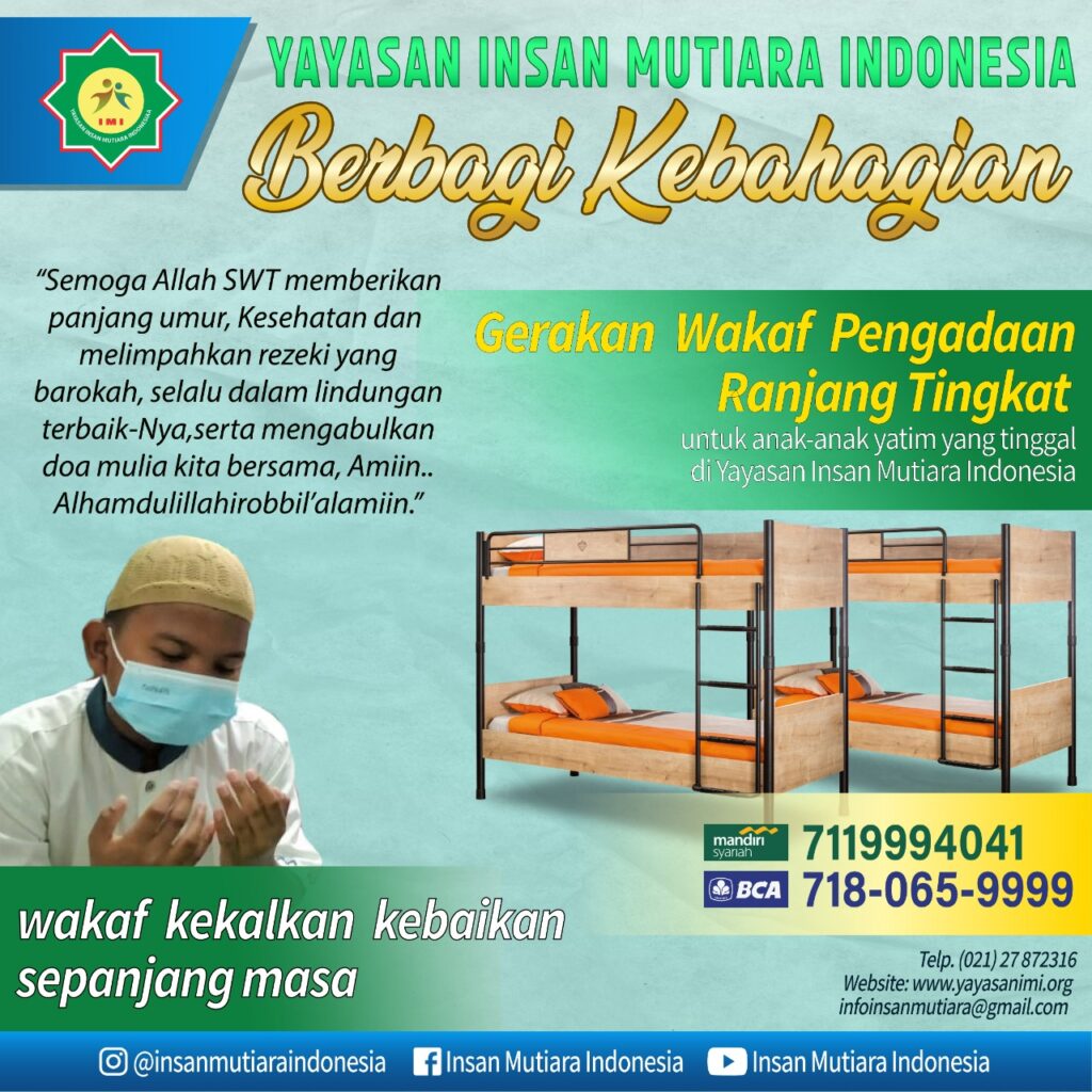Program Wakaf Ranjang mewujudkan harapan cita-cita