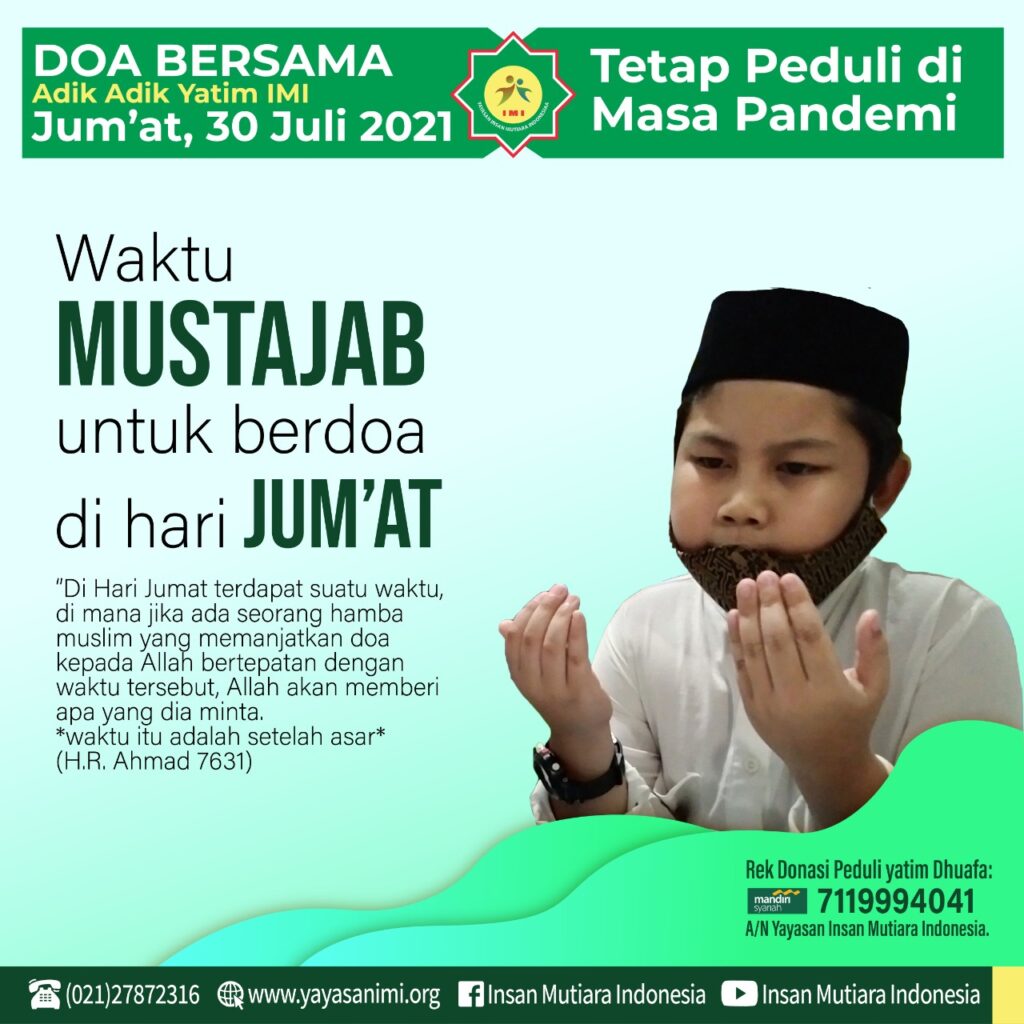 Doa Bersama Dengan Adik2 Yatim Yimi