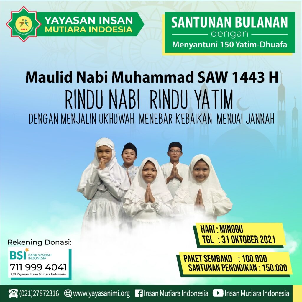 Persiapan Santunan Akbar Memperingati Maulid Nabi