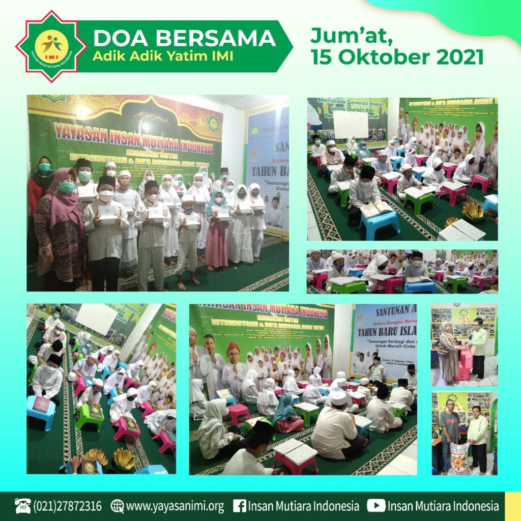 Doa Bersama Adik Adik Yatim Jumat, 15 Oktober 2021