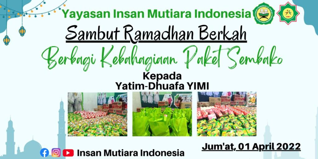 Berbagi Sembako Menyambut Bulan Ramadhan 1443 H