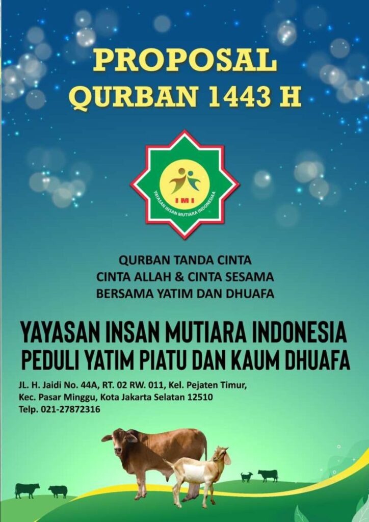 Proposal Qurban 1443 H Yayasan Imi